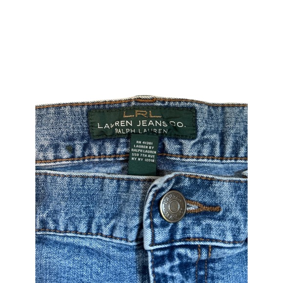 Ralph Lauren LRL Lauren Jeans Co. Blue Denim Jeans Size 14 - Picture 2 of 5